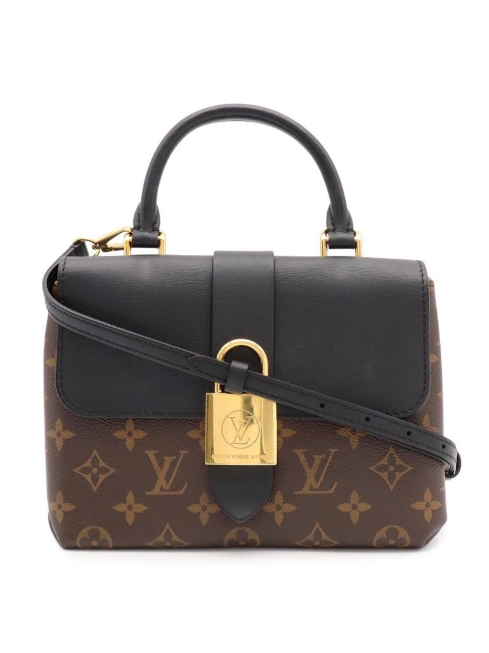 Louis Vuitton Monogram Locky BB Mini Bag 2-Way Crossbody Noir Black